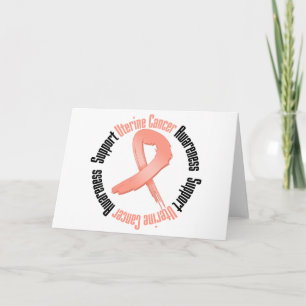 Carte Soutien de la sensibilisation au cancer utérin