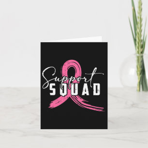 Carte Soutien du guerrier du cancer du sein Équipe du ca