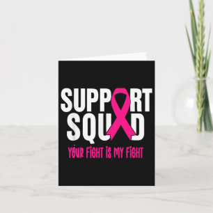 Carte Soutien du guerrier du cancer du sein Équipe du ca