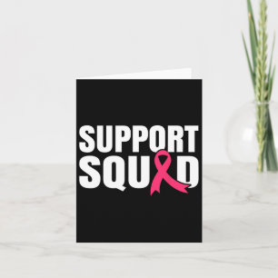 Carte Soutien du guerrier du cancer du sein Équipe du ca