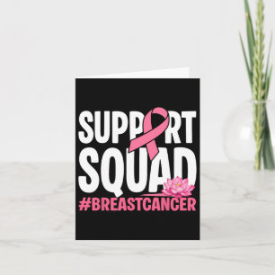 Carte Soutien du guerrier du cancer du sein Squad Pink R