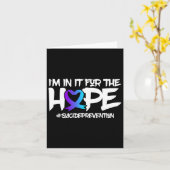 Carte Soutien en santé mentale Prévention du suicide che (Fleur jaune)