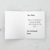 Carte Soutien Encourageant Chili Drôle Mignon (Intérieur)