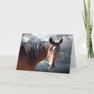 Carte Soutien et confort sympathiques - Cheval Lover