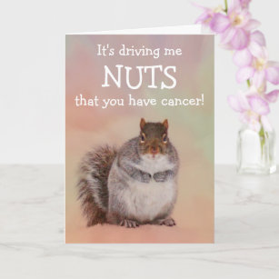 Carte Soutien pour le cancer de l'écureuil noisette