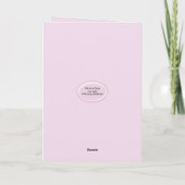 Carte Soutien Ruban Rose Cancer du Sein (Dos)