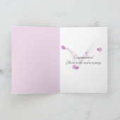 Carte Soutien Ruban Rose Cancer du Sein (Intérieur)