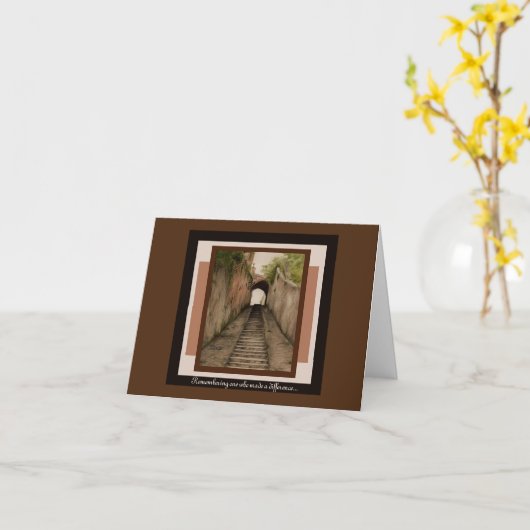 Carte Soutien soignant et aimant (Fleur jaune)