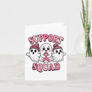Carte Soutien Squad Ghosts mignon Sensibilisation au can