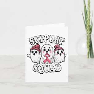 Carte Soutien Squad Ghosts mignon Sensibilisation au can