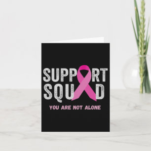 Carte Soutien Squad Pink Ribbon Sensibilisation au cance
