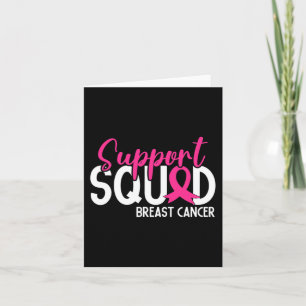 Carte Soutien Squad Sensibilisation au cancer du sein Ru