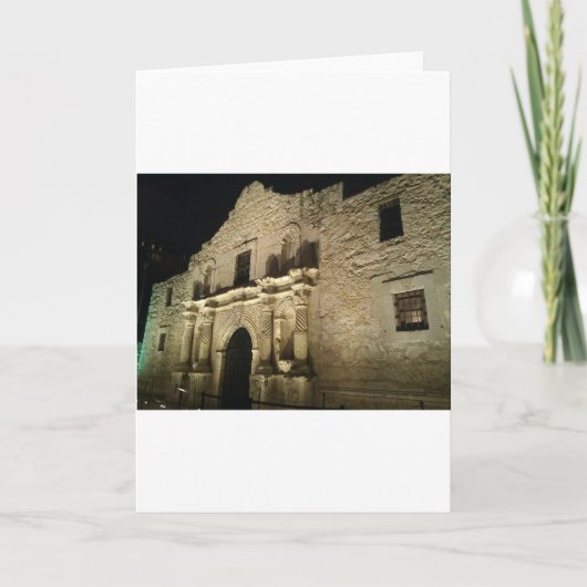 Carte Souvenez-vous de l'Alamo (Devant)