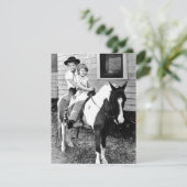 Carte Souvenez-vous des photos de Pony Ride (Debout devant)