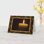 Carte Souvenir (Fleur jaune)