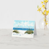 Carte Souvenir de la sympathie (Fleur jaune)