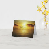 Carte Souvenir de la vie d'un amour que vous avez perdu (Fleur jaune)