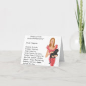 Carte Souvenir de la vie d'un amour que vous avez perdu (Dos)