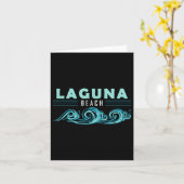 Carte Souvenir de Laguna Beach (Fleur jaune)