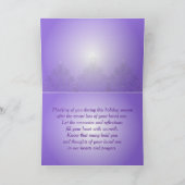 Carte Souvenir de l'amour pendant les fêtes (Intérieur)