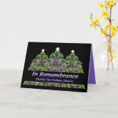 Carte Souvenir de l'amour pendant les fêtes (Fleur jaune)