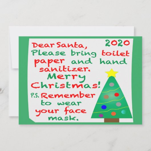 Carte Souvenir de Noël 2020 (Devant)
