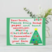Carte Souvenir de Noël 2020 (Debout devant)