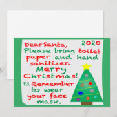 Carte Souvenir de Noël 2020 (Devant / Derrière)