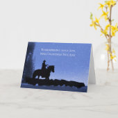 Carte Souvenir de Noël du pays Son Ouest (Fleur jaune)