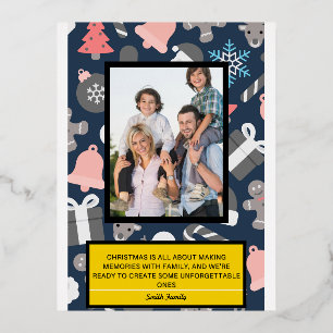 Carte souvenir de Noël inoubliable