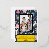 Carte souvenir de Noël inoubliable (Recto/Verso)