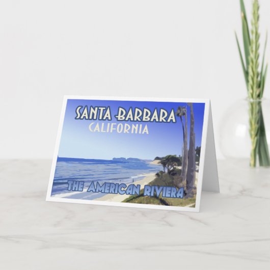 Carte Souvenir de Santa Barbara California (Devant)