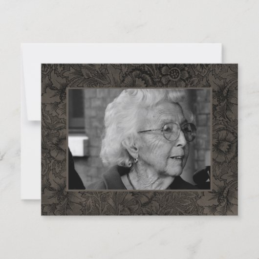 Carte Souvenir des funérailles d'or Avis de décès Photo (Devant)