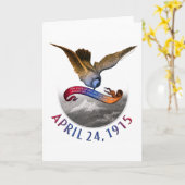 Carte Souvenir du génocide arménien (Fleur jaune)