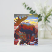 Carte Souvenir Park City Moose (Debout devant)