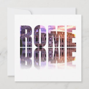 Carte souvenir texte Rome