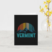 Carte Souvenir Vintage du Vermont (Fleur jaune)