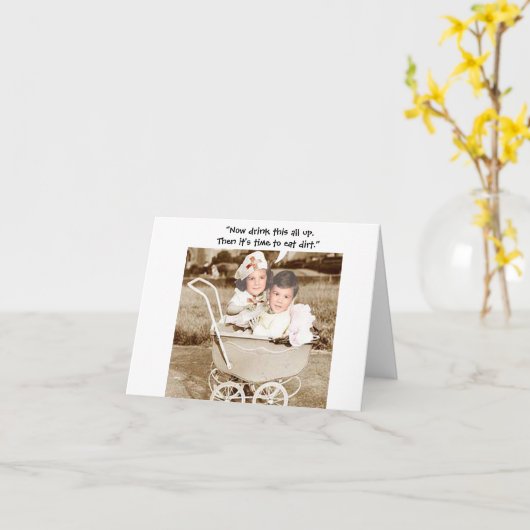 Carte Souvenirs (Fleur jaune)