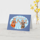 Carte Souvenirs amusants Anniversaire (Fleur jaune)