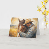 Carte Souvenirs chéris dans les espaces ouverts (Fleur jaune)