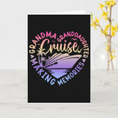 Carte Souvenirs de grand-mère et petite-fille pour des v (Fleur jaune)