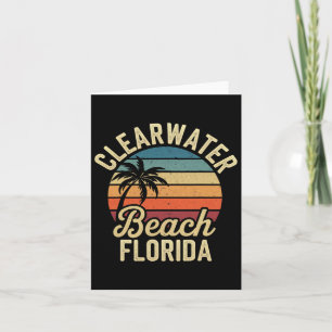 Carte Souvenirs de vacances de Floride Clear Water Beach