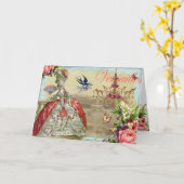 Carte Souvenirs De Versailles (Fleur jaune)