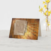 Carte Souvenirs dorés (personnalisables) (Fleur jaune)