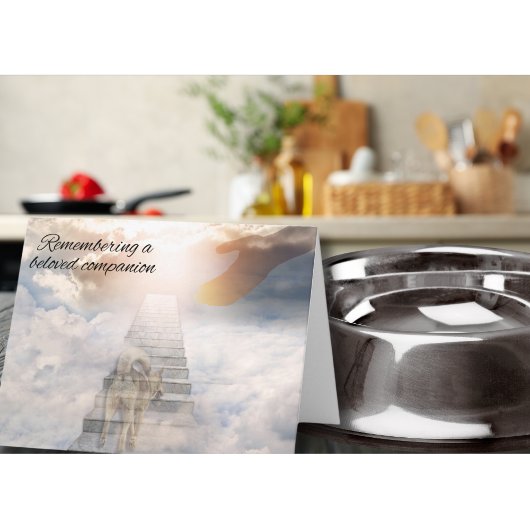 Carte Souvenirs d'un compagnon bien-aimé chien de voyage