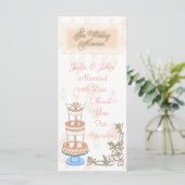 Carte Souvenirs mariages (Debout devant)