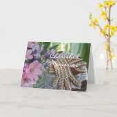 Carte Souvenirs-personnaliser (Fleur jaune)