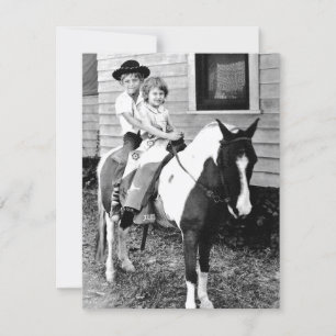 Carte Souvenirs Photos de Promenade à Cheval