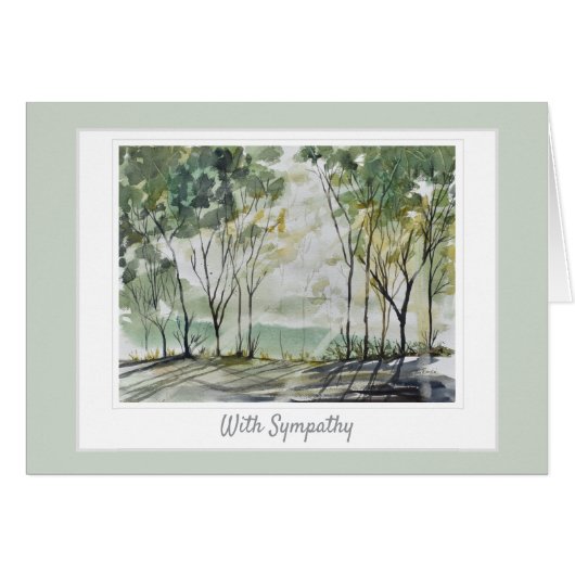Carte Souvenirs Sympathy (Devant horizontal)