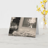 Carte Souvenirs vintages (Fleur jaune)